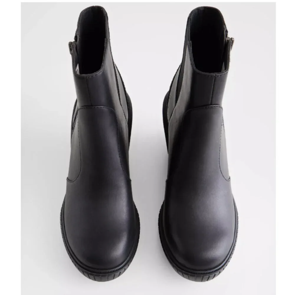 NWT Sorel ONA Ave Wedge Leather Ankle Boot Size 8.5